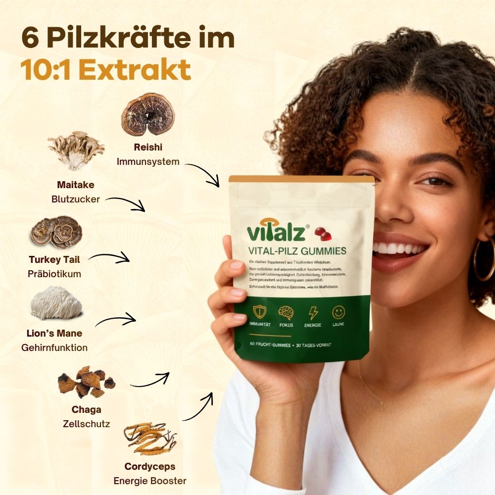 Daily's - Vitalpilz Fruchtgummis